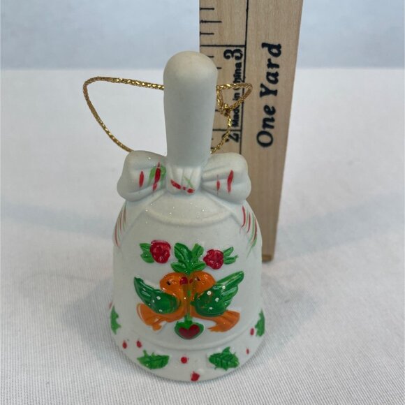 JC Penney Twelve Days Of Christmas Ornament Bell Two Turtle Doves - Picture 5 of 7